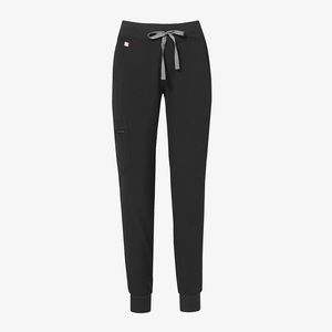 FIGS Black Zamora - Petite Jogger Scrub Pants - XL - Petite / Graphite